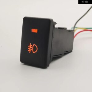 スズキ 1PC LED DRL フォグライト ヘッドライト スポットライト デフロック レーダー 電源オンオフスイッチボタン ジムニー 2019- - Front fog