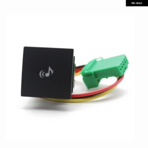 車 LED DRL ライト電源オンオフカメラアンチサイドスリップ音楽スイッチ プッシュボタン VW ゴルフ 6 ゴルフ V ジェッタキャディーシロッコトゥーラン - Music
