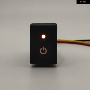 スズキ 1PC LED ライトスイッチ 電源オンオフフロント フォグライトボタン ワイヤー ジムニー 2007 2009 2010 2012 20 - Power
