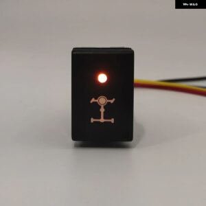 スズキ 1PC LED ライトスイッチ 電源オンオフフロント フォグライトボタン ワイヤー ジムニー 2007 2009 2010 2012 20 - Front Diff Lock