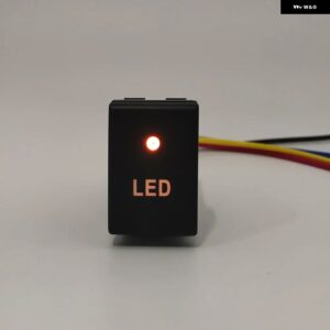 スズキ 1PC LED ライトスイッチ 電源オンオフフロント フォグライトボタン ワイヤー ジムニー 2007 2009 2010 2012 20 - LED