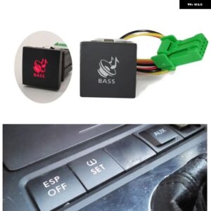 1PC LED DRL ライトパッキング レーダー 電源オンオフフロントカメラミラー スイッチボタン VW ゴルフ 6 ジェッタ 5 MK5 シロッコアクセサリー - Bass