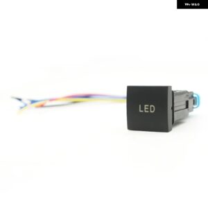 車オレンジ LED DRL ライトパッキング レーダー 電源オンオフカメラミラー スイッチボタン VW ゴルフ 6 ジェッタ 5 MK6 キャディーシロッコ - LED