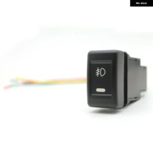 オレンジライト 1PC フロント フォグランプ スイッチ プッシュボタン スイッチ 再装着スイッチ ワイヤーいすゞ KV100 700P アクセサリー - front fog light