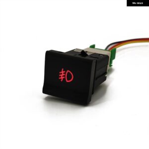 車赤色 LED DRL ライトパッキング レーダー 電源オンオフ音楽フロント フォグライト スイッチボタン VW ポロ 6C 2014 2015 オートアクセサリー - fog light