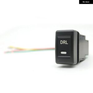 1PC LED DRL ライト レーダー 電源オンオフカメラバックミラー フロントリア フォグランプ スイッチボタン ワイヤーいすゞ KV100 700P - DRL