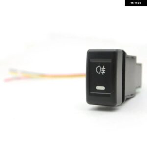 1PC LED DRL ライト レーダー 電源オンオフカメラバックミラー フロントリア フォグランプ スイッチボタン ワイヤーいすゞ KV100 700P - Rear Fog Light