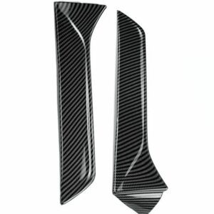 リアウィンドウサイドスポイラー ウイング シート レオン 5F FR MK3 MK3.5 2012-2021 スタイリング自動カナードスプリッターカーボン - Carbon Look