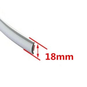 15メートル 車クロームスタイリング装飾モールドトリムストリップ テープ自動 DIY ステッカー 6MM 8MM 10MM 12MM 15MM 20MM 30MM - 18mm-15M
