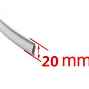 15メートル 車クロームスタイリング装飾モールドトリムストリップ テープ自動 DIY ステッカー 6MM 8MM 10MM 12MM 15MM 20MM 30MM - 20mm-15M