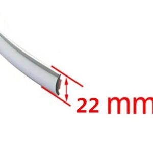 15メートル 車クロームスタイリング装飾モールドトリムストリップ テープ自動 DIY ステッカー 6MM 8MM 10MM 12MM 15MM 20MM 30MM - 22mm-15M