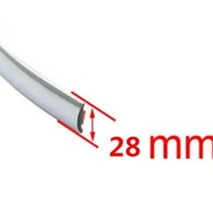 15メートル 車クロームスタイリング装飾モールドトリムストリップ テープ自動 DIY ステッカー 6MM 8MM 10MM 12MM 15MM 20MM 30MM - 28mm-15M
