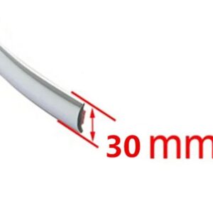 15メートル 車クロームスタイリング装飾モールドトリムストリップ テープ自動 DIY ステッカー 6MM 8MM 10MM 12MM 15MM 20MM 30MM - 30mm-15M
