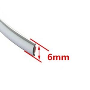 15メートル 車クロームスタイリング装飾モールドトリムストリップ テープ自動 DIY ステッカー 6MM 8MM 10MM 12MM 15MM 20MM 30MM - 6mm-15M
