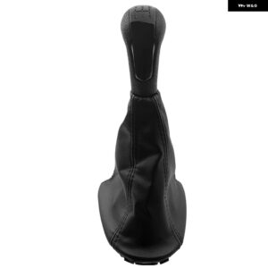 スパーク 2011 2013-16 ギア シフトノブ レバースティックゲートルブーツ カバー カラーカースタイリングアクセサリー - black