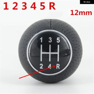 5/6スピード ギア シフトノブ レバーシフター ゲートルブーツ カバー VW パサート B5 B5.5 1998-2004 B5 FL 00-05 3B B5 3B2 3B5 1996-2000 - 12345R Gear Knob