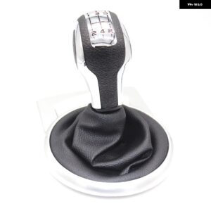 5速 ギア シフトノブ ゲートルブーツ カバー ケースシトロエン C4 MK1 2004/08/01 カースタイリングアクセサリー - Silver black