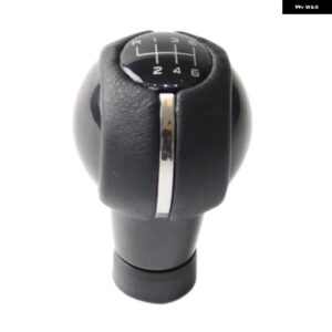 5/6速 マニュアル カースタイリングギア シフトノブ レバースティックペン GAITOR ブーツ カバー 襟ミニクーパー F54 F55 F56 F57 F60 - Black 6 Speed