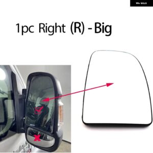 左右 ウイング ミラー ガラス加熱運転席 助手席側 フィアット デュカト 21-23 ラム プロマスター 2014-2023 - 1pc Right- Small