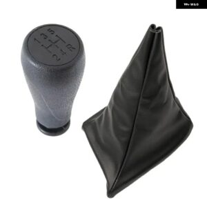 5速 ギア シフト ノブゲートル ブーツ カバー ケースフィアット FIORINO 2016-2021 カーアクセサリー交換部品 - 2Pcs combo