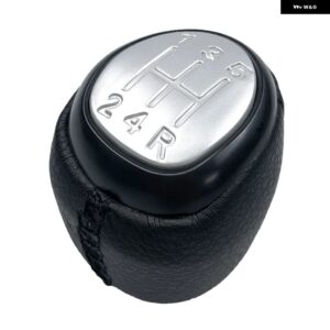 5/6スピード ギア シフト ノブゲートル ブーツ カバー ケース襟サーブ 93 9-3 SS 2003-2012 カー スタイリング アクセサリーレバー シフター ペン - 6 Speed Black