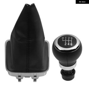 5/6スピード VW ティグアン 5N 39387 ギアスティック シフト ノブ PU レザー ブーツ カバー 襟カー スタイリング アクセサリー - 5 speed