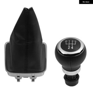 5/6スピード VW ティグアン 5N 39387 ギアスティック シフト ノブ PU レザー ブーツ カバー 襟カー スタイリング アクセサリー - 6 speed