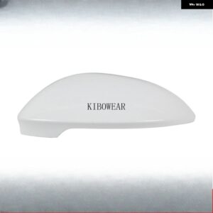 ホワイトサイドミラー カバー キャップ穴付き VW ゴルフ MK8 VIII GTI GTD R 2021-2025 ドア ウイング 自動交換部品 2022 2023 2024 BSD - No hole left