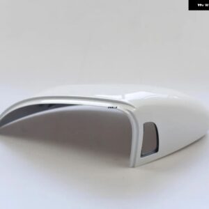 ホワイトサイドミラー カバー キャップ穴付き VW ゴルフ MK8 VIII GTI GTD R 2021-2025 ドア ウイング 自動交換部品 2022 2023 2024 BSD - With hole Left side