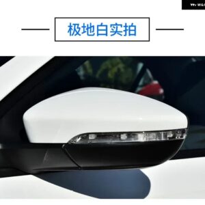 ホワイトサイド ウイング ミラー キャップ VW パサート CC B7 シロッコジェッタ MK6 ユーロビートルサイドカバー 交換 2010-14 - Left side LH