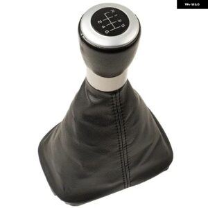 マニュアル 革 5/6スピード ギア シフト ノブ GAITOR ブーツ カバー シートアルハンブラ 2000-2010 カー スタイリング アクセサリー交換部品 - B0535