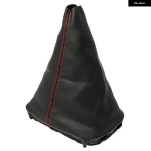 マニュアル 革 5/6スピード ギア シフト ノブ GAITOR ブーツ カバー シートアルハンブラ 2000-2010 カー スタイリング アクセサリー交換部品 - B0538