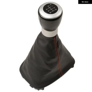 マニュアル 革 5/6スピード ギア シフト ノブ GAITOR ブーツ カバー シートアルハンブラ 2000-2010 カー スタイリング アクセサリー交換部品 - K0660