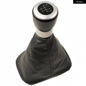 マニュアル 革 5/6スピード ギア シフト ノブ GAITOR ブーツ カバー シートアルハンブラ 2000-2010 カー スタイリング アクセサリー交換部品 - K0661