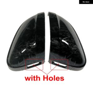 ペア VW ゴルフ MK8 GTI GTD サイドミラー カバー キャップ カーボンルック 2020 2021 2022 VIII 8 R E-GOLF CITY-GOLF 2024 GTD - with blind spot hole