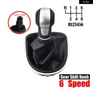 シート ALTEA 2004-2012 LEON II 2005-2012 TOLEDO III 2004-2009 ギア シフト ノブレバー シフター 5 6スピード レザーゲートル ブーツ 付き - 6 speed