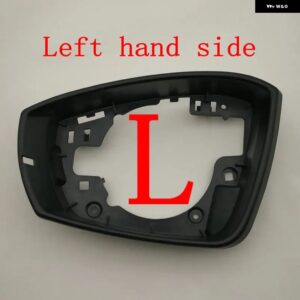 サイド ウイング ミラー ハウジング フレーム VW ポロ 6R 6C MK5 V インジケーター モデルガラスサラウンド ホルダー 2009 2014 2016 2017 と交換 - Left