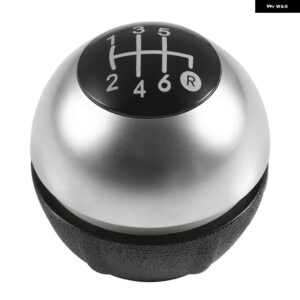 クローム ギア シフト ノブゲートル ブーツ カバー ケースフィアット 500 500C 2007-18 - 5 Speed Silver