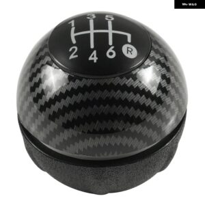 クローム ギア シフト ノブゲートル ブーツ カバー ケースフィアット 500 500C 2007-18 - 5 Speed Carbonfiber