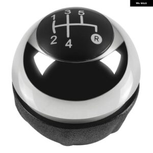 クローム ギア シフト ノブゲートル ブーツ カバー ケースフィアット 500 500C 2007-18 - 6 Speed Silver