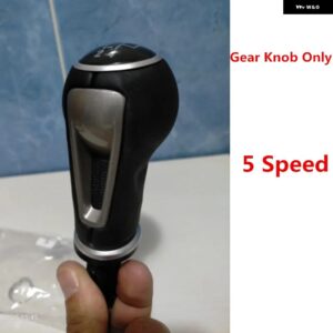 ギアスティック シフト ノブギア ボックス レバー スティックペンゲイター ブーツ カバー ケースシートイビザ IV 6J 2009-2017 カーアクセサリーパーツ - 5 speed