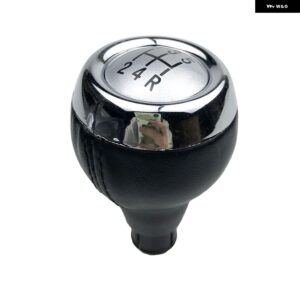 5/6スピード 革 ギア シフト ノブ マニュアル ハンドスピードボールシフター ミニクーパー F54 F55 F56 F57 R55 R56 R57 R58 R59 R60 R61 - R12345 Black