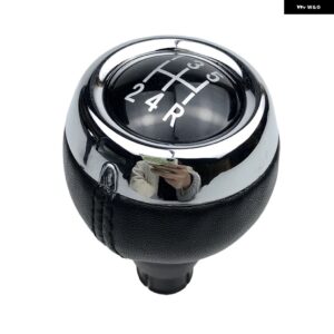 5/6スピード 革 ギア シフト ノブ マニュアル ハンドスピードボールシフター ミニクーパー F54 F55 F56 F57 R55 R56 R57 R58 R59 R60 R61 - 12456R Black
