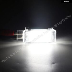 セアト レオン MK3 5F 2012-17-2019 LED ドア カーテシー インテリア フットウェル グローブ ボックス トランク ラゲッジ ライト - WHITE