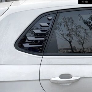 VW ポロ MK5 6R ポロ MK5 6C MK6 GTI TGI TSI MPI リア三角窓シャッター 三角サンシェード パッチ シャークギル - MK5 Carbon Look