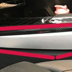 カーボン インテリア センター コンソール コントロール パネル エアベント カバー トリム ベンツ Aクラス W177 V177 2019-2022 CLA C118 W118 2020+ - Panel Side