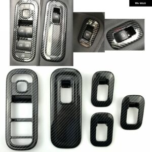 カーボン インテリア センター コンソール コントロール パネル エアベント カバー トリム ベンツ Aクラス W177 V177 2019-2022 CLA C118 W118 2020+ - Door Handle