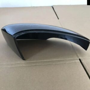 ホワイト 左/右側サイド ミラー カバー VW POLO V MK5 6R 6C 2009-2017 キャップ交換 - Right side Black