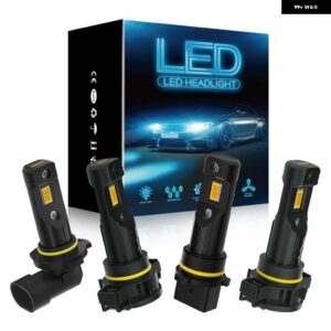 AILEO 2個 LED フォグランプ 電球 5202 H16 EU 5205 PSX24W P13W PSX26W 9145 H10 フォグランプ CANBUS 3000K アンバー 12V 24V CSP オートフロント