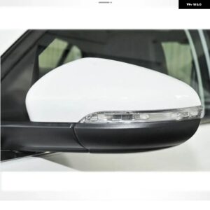 ベストホワイトサイドミラー カバー キャップ VW ゴルフ MK6 6 VI GTI R20 バックビュー交換右左自動車 ハウジング - Left side LH